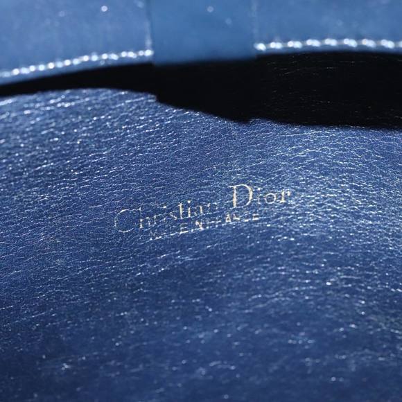 Christian Dior Trotter Canvas Shoulder Bag Navy Auth 109698 - Picture 11 of 16